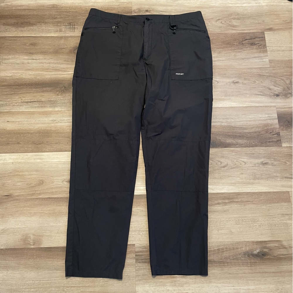 Rohan unlined ripstop hiking camping pants black men’s 42x33